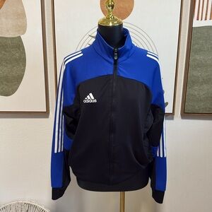 adidas Black and Blue Women's Jacket